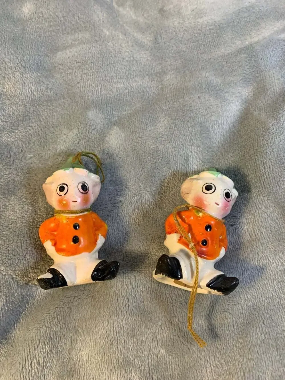 Antique Christmas Elf Pixie Salt and Pepper Shakers Made in Japan